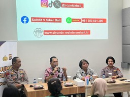 Jumat Curhat Polda Bali Dengarkan Masukan Para Pelaku Transportasi Online Bali