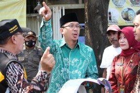 Jalan Raya Kludan-Tulangan Segera Dibeton, Bupati Ahmad Muhdlor: Awal Tahun Langsung Gaspol, Ada 6 Titik Sudah Keluar SPK