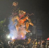ST Saraswati Bersama OTR Ikuti Lomba Ogoh-ogoh Se-Kabupaten Buleleng
