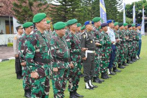 Upacara Operasi Gaktib dan Yustisi Polisi Militer Dihadiri Danrem 163/Wira Satya 