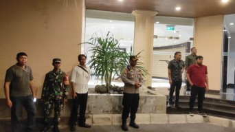 Kapolsek Kutsel Atensi Pengamanan Grand Launching Buku Pandemi Membawa Berkah 