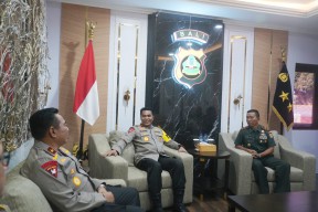 Danrem 163/WSA Simakrama dengan Kapolda Bali Perkuat Sinergisitas