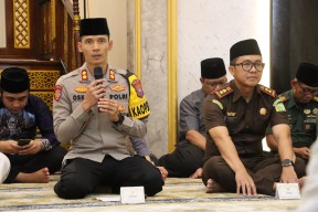 Safari Ramadhan Bersama Forkopimda, Kapolres Batu Ajak Warga Jaga Kamtibmas