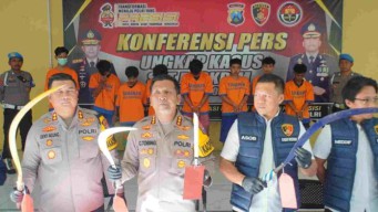 Polresta Sidoarjo Berhasil Tangkap Anggota Kelompok Perguruan Silat Yang Bikin Keributan