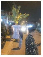 Jalan Dusun Keling Rusak Parah Tak Kunjung Diperbaiki, Warga Tanami Puluhan Pohon Pisang