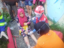 Bangunan di Tambak Adi Surabaya Roboh Akibat Dampak Gempa Magnitudo