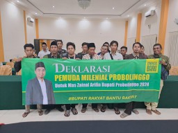 Pemuda Milenial Deklarasikan Dukungan Untuk Mas Arif Calon Bupati Probolinggo