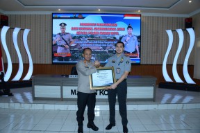 Polres Madiun Kota Raih Penghargaan Dari Kemenkumham