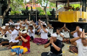 Sambut Hari Raya Nyepi Tahun Baru Çaka 1946, Lapas Kerobokan Gelar Persembahyangan Bersama