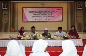 Kapolres Badung AKBP Teguh Priyo Wasono Buka Puasa Bersama Anak Yatim