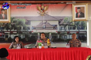 Tim Latkatpuan Bhabinkamtibmas Polda Bali Diterima Kapolres Tabanan
