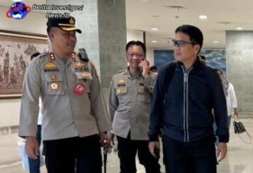 Kedatangan Ketua STIK Polri Disambut Kapolres Bandara Ngurah Rai 