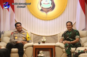 Kunjungan Pangdam IX/Udayana Diterima Kapolda Bali