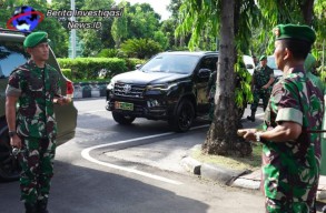 Danrem Sambut Kunker Pangdam IX/Udayana di Korem 163/WSA 