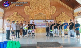 Gelar Minggu Kasih, Polres Badung dengan Para Tokoh Desa Gulingan 
