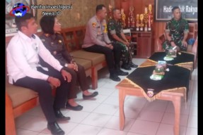 Kapolres Dampingi Dandim Sambut Kunker Pangdam ke Kodim 1619/Tabanan