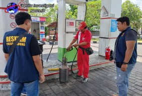 Satreskrim Polres Badung Sidak SPBU, Cegah Aksi Curang