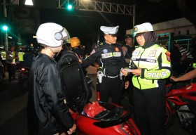 Polisi Amankan Puluhan Ranmor Tidak Sesuai Spektek di Kota Kediri Diduga Balap Liar