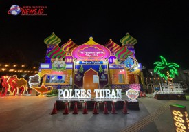 Unik, Istana Aladin Jadi Posyan Operasi Ketupat Semeru 2024 Polres Tuban