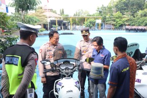 Polres Bangkalan Cek Ranmor Dinas Jelang Ops Ketupat Semeru 2024