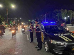 Polresta Sidoarjo Patroli Kawasan Pemukiman Saat Warga Mudik