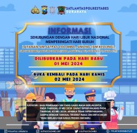 Satpas Colombo Surabaya Liburkan Pelayanan SIM di Hari Buruh Internasional 1 Mei 2024