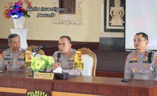 Polresta Denpasar Gelar Latpraops Ketupat Agung 2024 