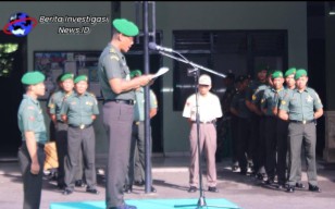 Kodim Tabanan Gelar Upacara Purna Tugas, KKP dan Penerimaan Warga Baru