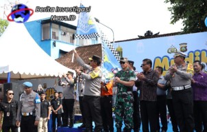 Kapolda Bali Lepas Lima Belas Bus Program Mudik Gratis