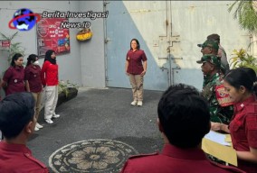 LPP Kerobokan Gelar Apel Siaga Geledah Serentak Bersama TNI-POLRI 