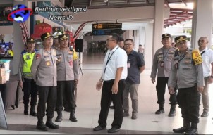 Kapolda Bali Cek Puncak Arus Mudik Bandara Ngurah Rai
