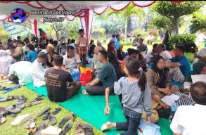 Girangnya Warga Binaan Lapas Kerobokan Nikmati Kunjungan Khusus Idul Fitri
