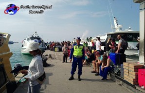 Kasubsatgas Polairud OKA 2024 Polda Bali Amankan Pelabuhan Padangbai