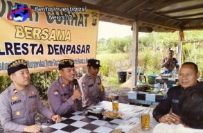 Jumat Curhat Polresta Denpasar Tanggapi Keluhan Kelompok Tani Uma Palak