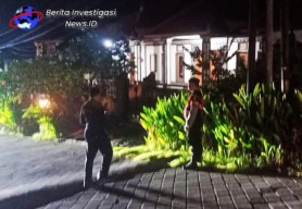 BLP KRYD Polsek Kutsel Jaga Keamanan Rumah Kosong Pemudik Lebaran