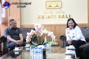 Audiensi dengan Kejati Bali, Kemenkumham Bali Bangun Sinergi Penegakan Hukum