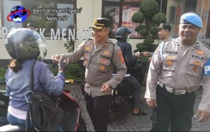 Laksanakan Hunting Sistem di Halaman Depan Mapolsek Mengwi 