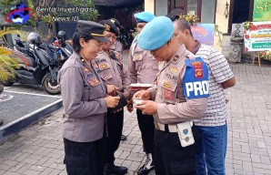 Kanit Provos Polsek Dentim Gelar Gaktibplin Perkuat Kedisiplinan Personil 