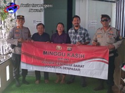 Minggu Kasih Polsek Denbar Wujud Pelayanan Terbaik Polri untuk Masyarakat