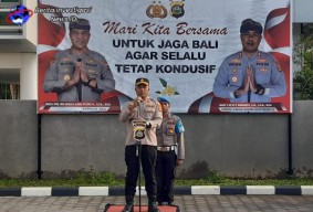Kapolres Bandara Ngurah Rai Ingatkan Personilnya Kesiapan Pam WWF