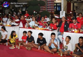 Polres Badung Gelar Nobar Semi Final Piala Asia U23