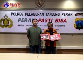 Polres Pelabuhan Tanjung Perak Berhasil Amankan Seorang Sopir Yang Diduga Edarkan Sabu.