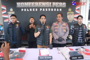Gerak Cepat Polres Pasuruan Berhasil Amankan Gangster Yang Viral di Medsos