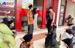 Polres Bangkalan Kawal Ketat Pengamanan Obyek Vital di Pusat Kota Bangkalan Dari Gangguan Kamtibmas