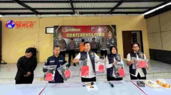 Satreskrim Polresta Sidoarjo Berhasil Ringkus Lima Pelaku Aksi Kekerasan Viral di Medsos