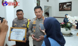 Polresta Malang Kota Raih Penghargaan Satuan Kerja Terbaik Atas Pelaksanaan Anggaran