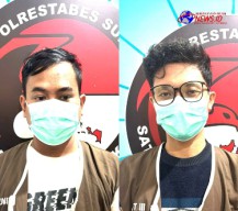 Satresnarkoba Polrestabes Surabaya Amankan Dua Orang Diduga Pengedar Narkoba, Puluhan Paket Sabu Disita