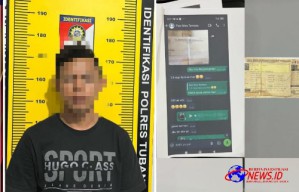 Polisi Amankan Pria Ngaku TNI Bawa Kabur Motor Warga di Tuban