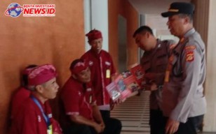 Gencarkan Imbauan Kamtibmas, Polres Bandara Jaga Kondusifitas Jelang WWF 