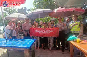 Jumat Curhat Polsek Densel Bersama Komunitas Yoga